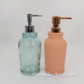 custom logo glass soap dispenser glass packaging